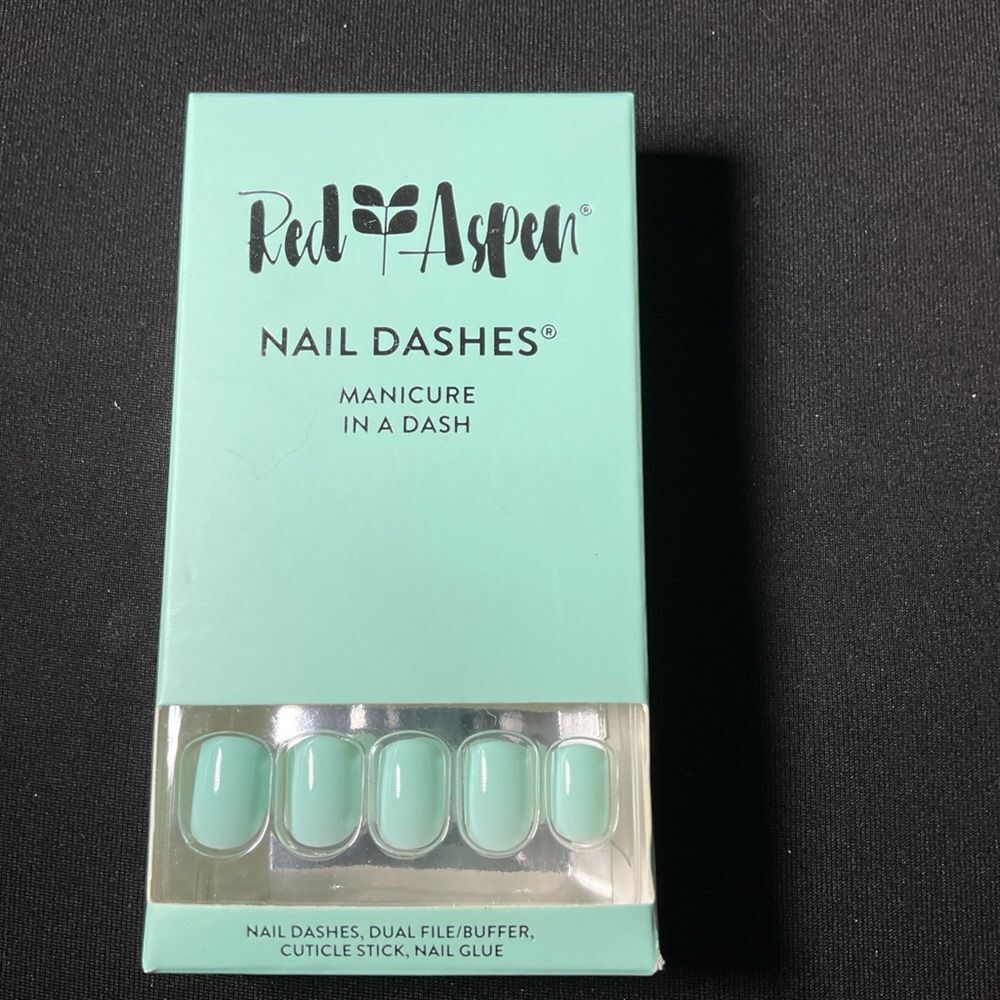 Red Aspen Nail Dashes in Megan's Mint Julep - Mint Green - NIB